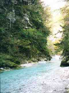 Lotminka: poco sotto alle gole